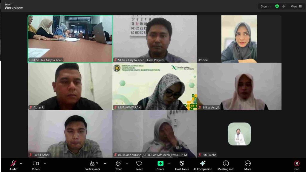 STIKes Assyifa Aceh Laksanakan Rapat Kerja Tahun 2026, Ketua Yayasan Hadir Melalui Zoom